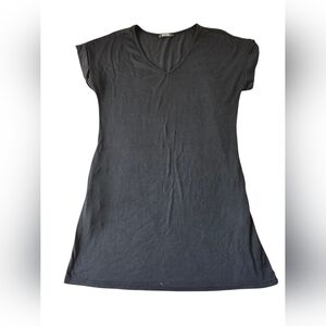 BTFBM Black Cuffed Short Sleeve T-Shirt Mini Dress Size M